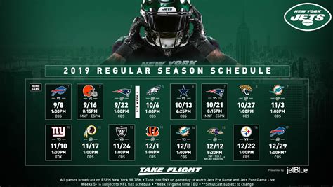 jets schedule today